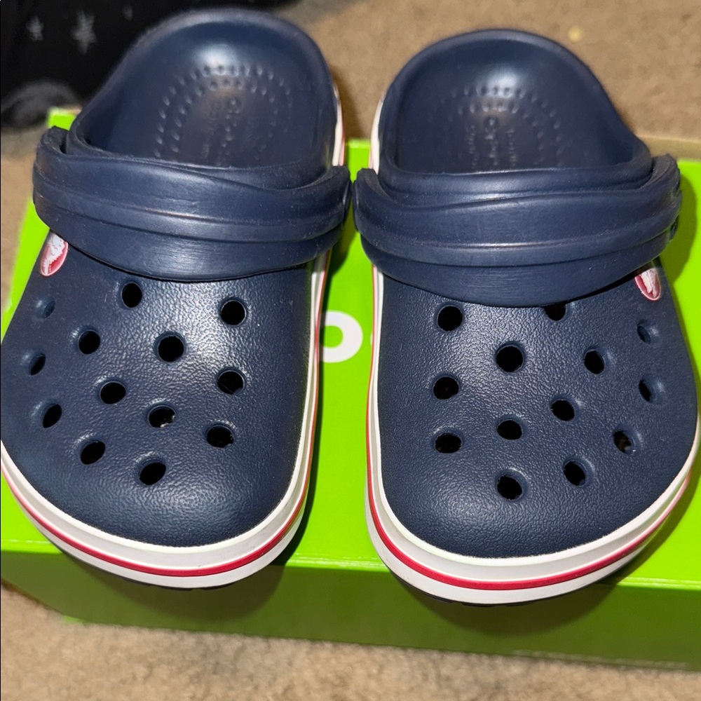 CROCS Kids Navy Water Shoes